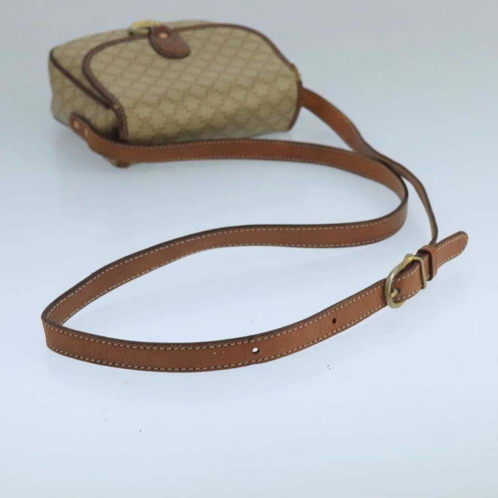 CELINE Macadam Canvas Shoulder Bag Beige Auth 104069 - Picture 7 of 16